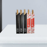 High quality carbonized brown Tensoge double sushi disposable bamboo chopsticks
